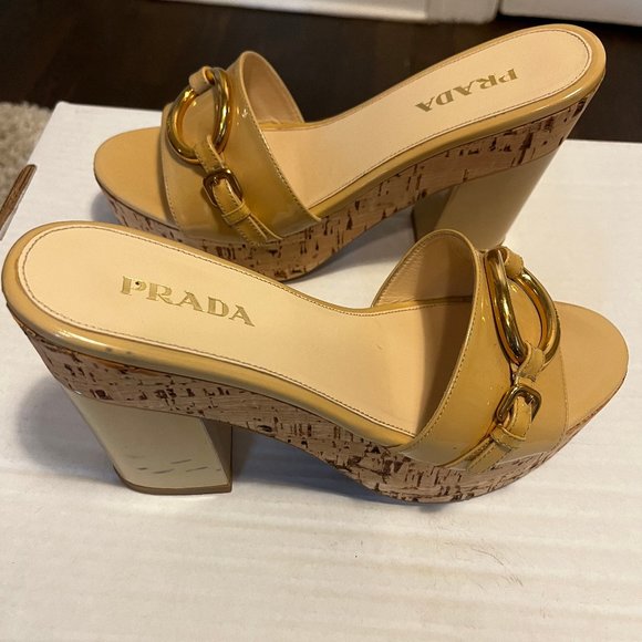 Prada Patent Leather Slides - Picture 2 of 6